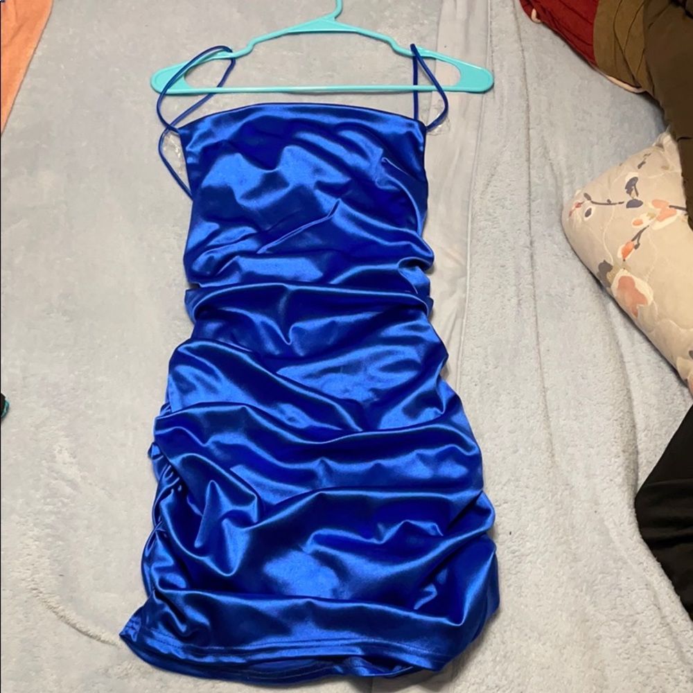 Blue dress